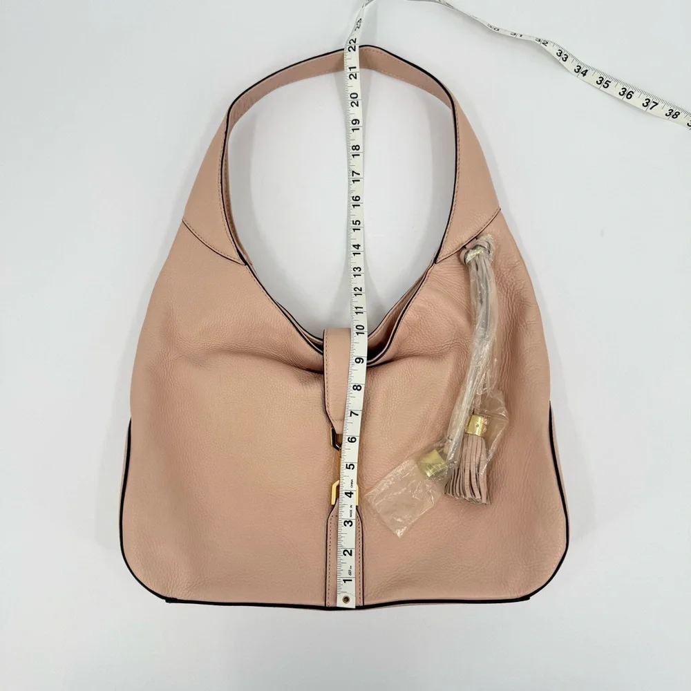 G.I.L.l. Classic Leather Hobo Verona Shoulder Bag in Blush Pink NWOT